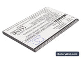 Vodafone Smart II Replacement Battery, 3.7V, 1100mAh, Li-ion 2