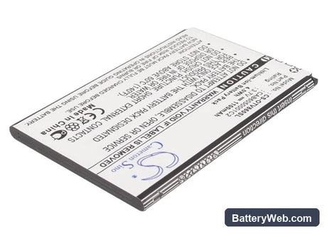 Vodafone Smart II Replacement Battery, 3.7V, 1100mAh, Li-ion 2