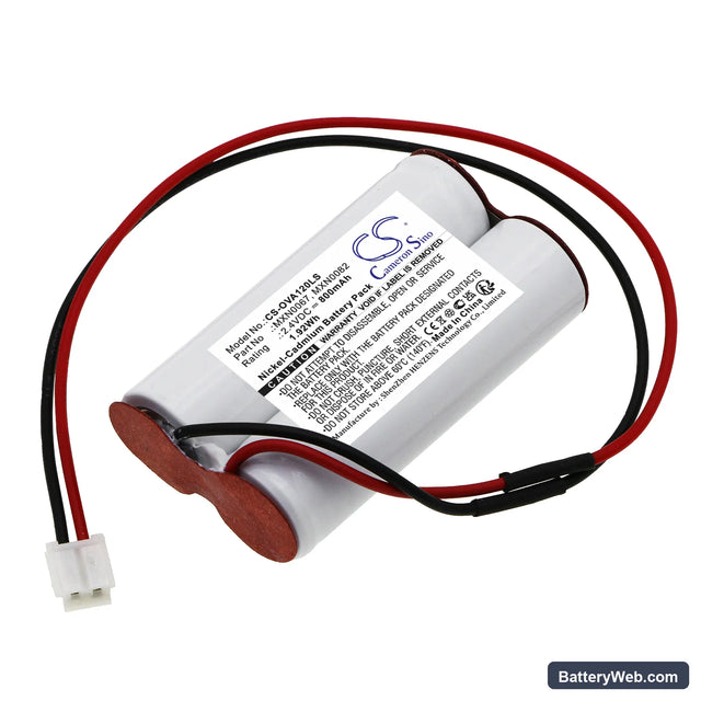 Legrand 806525 Replacement Battery, 2.4V, 800mAh, Ni-CD 1