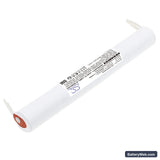 BAES 10050038 Replacement Battery, 4.8V, 2000mAh, Ni-CD 2