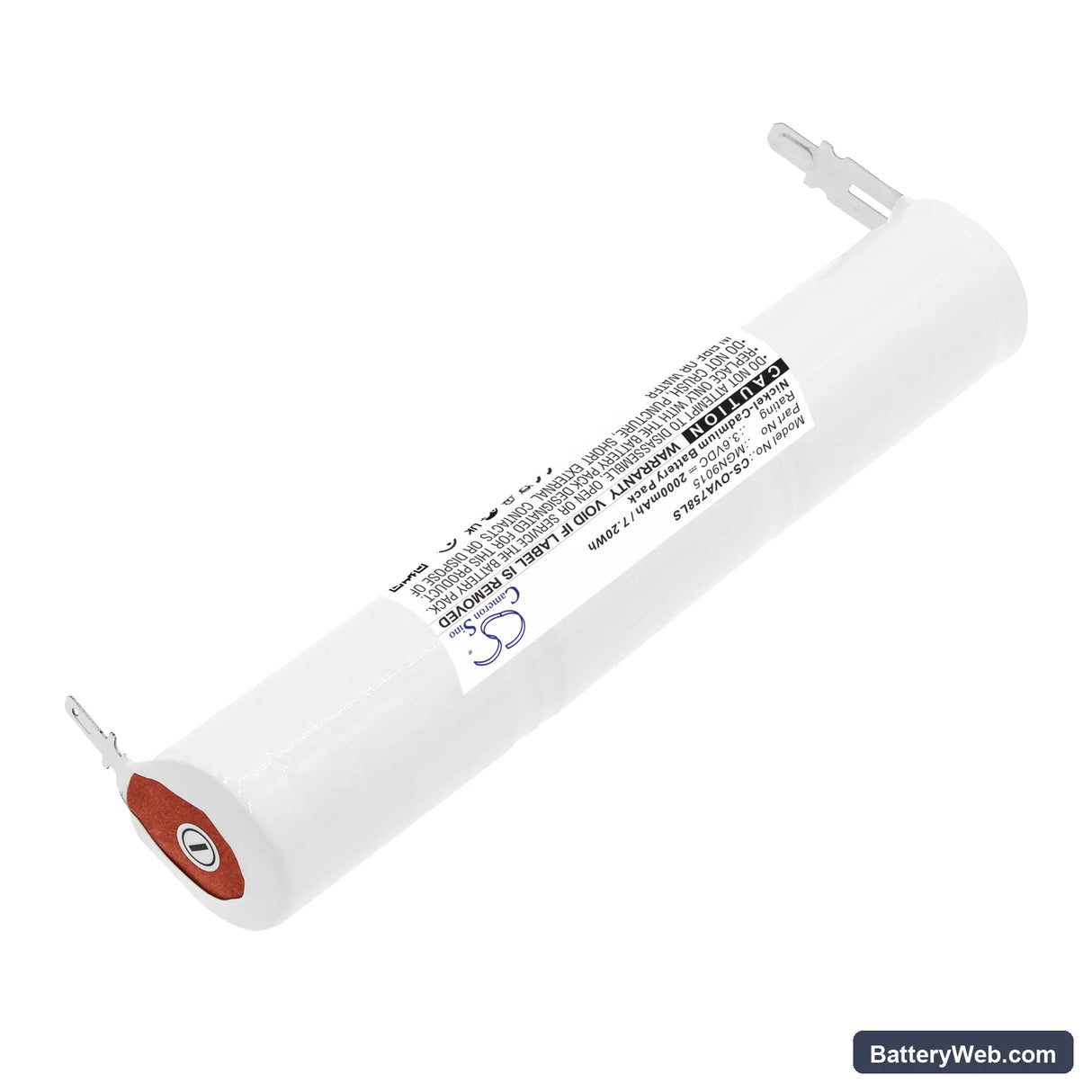Schneider 758005 Replacement Battery, 3.6V, 2000mAh, Ni-CD 2