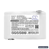 Legrand 121420 Replacement Battery, 3.6V, 2000mAh, Ni-CD 3