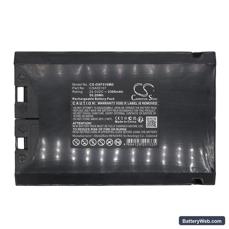 Sunrise Oxford Voyager Portable Hoist Replacement Battery, 24V, 2300mAh, Sealed Lead Acid 5