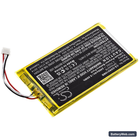 Infant Optics DXR-8 Pro Replacement Battery, 3.7V, 2400mAh, Li-Polymer 2
