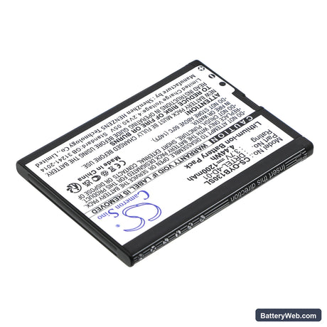 MyPhone Halo2 Replacement Battery, 3.7V, 1200mAh, Li-ion 2