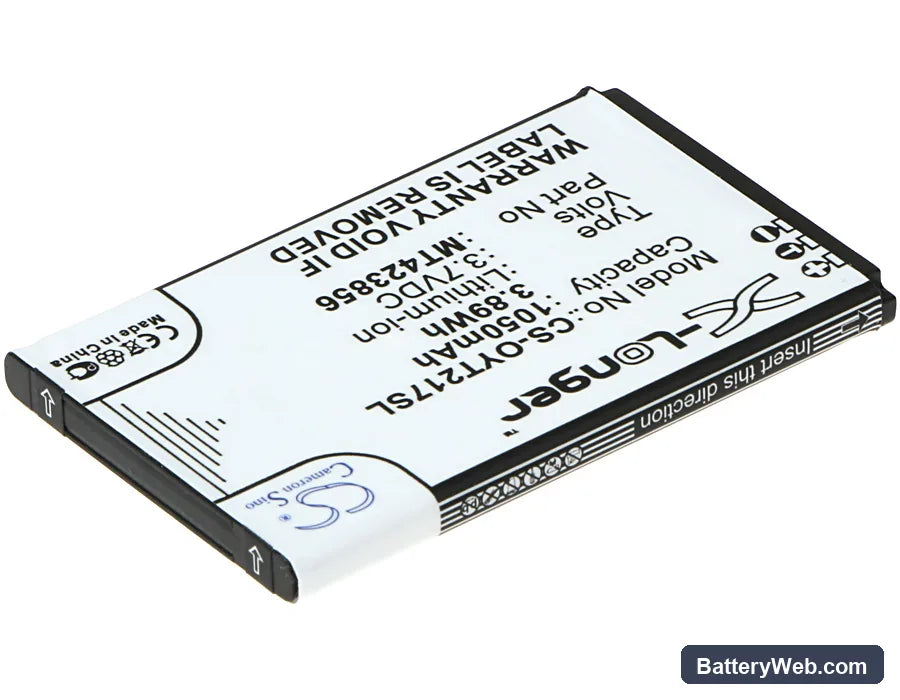 Olympia Touch Replacement Battery, 3.7V, 1050mAh, Li-ion 2