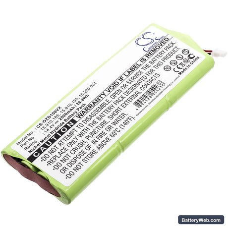 Ozroll E-Port Controller Replacement Battery, 14.4V, 2000mAh, Ni-MH 1