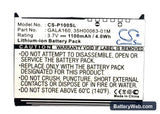 Pharos PTL525P Replacement Battery, 3.7V, 1100mAh, Li-ion 5