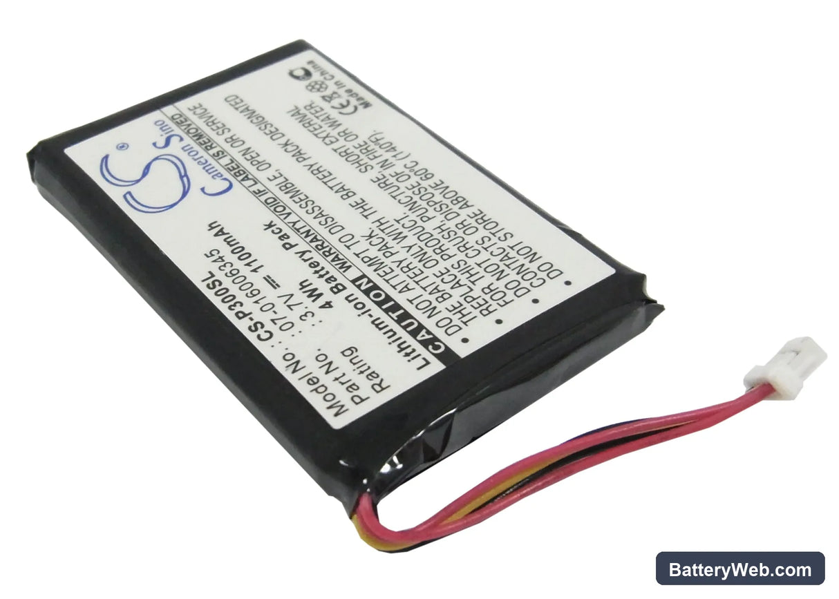 NEC MobilePro P300 Replacement Battery, 3.7V, 1100mAh, Li-ion 2