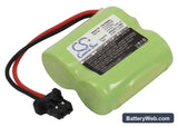 AT&T Replacement Battery, 2.4V, 600mAh, Ni-MH 1