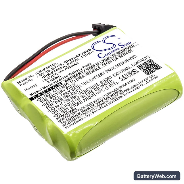 Cobra 213021-N-001 Replacement Battery, 3.6V, 700mAh, Ni-MH 1