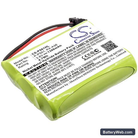 GP GP60AAK3BMS Replacement Battery, 3.6V, 1300mAh, Ni-MH 1