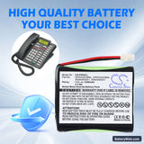 Sylvania 39230 Replacement Battery, 3.6V, 1200mAh, Ni-MH 6