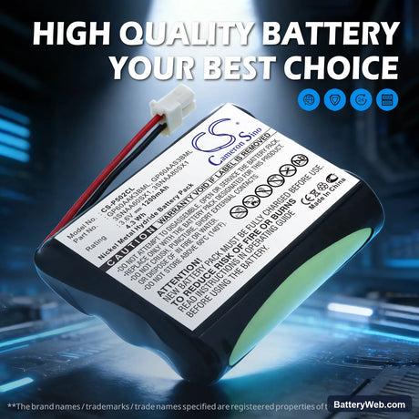 Sylvania 39230 Replacement Battery, 3.6V, 1200mAh, Ni-MH 7