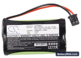 GP GP60AAS2BMX Replacement Battery, 2.4V, 1500mAh, Ni-MH 6