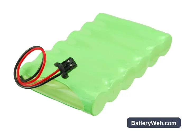 Panasonic KX-TG2000 Replacement Battery, 7.2V, 2000mAh, Ni-MH 2