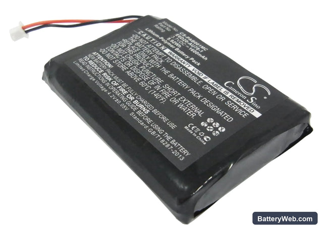 Panasonic Arbitrator Body Worn Mics Replacement Battery, 3.7V, 1600mAh, Li-Polymer 1