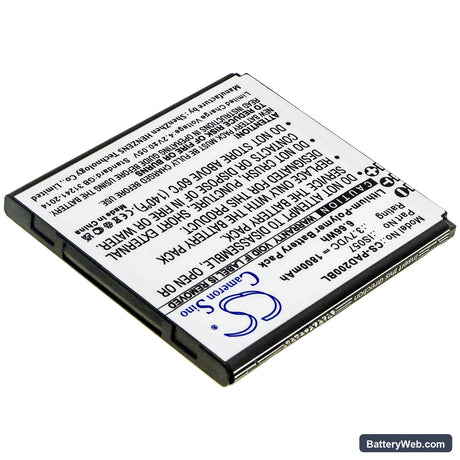Angelcare AC320 Replacement Battery, 3.7V, 1800mAh, Li-Polymer 2