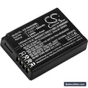 Panasonic Handheld H320 Replacement Battery, 3.7V, 890mAh, Li-ion 1