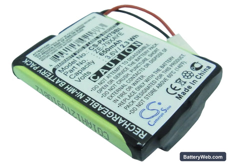 Panasonic Handheld ZE-79UNCY Replacement Battery, 3.6V, 650mAh, Ni-MH 2