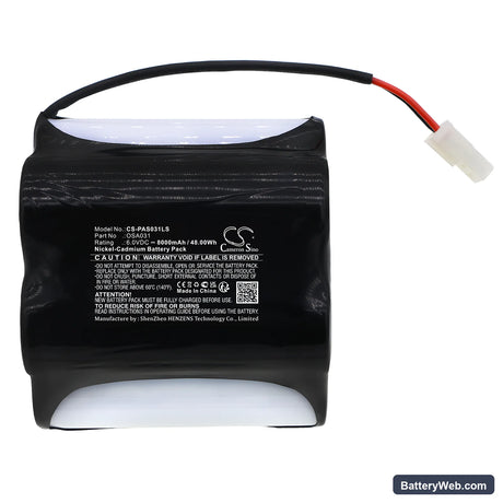 PowerSonic A13463 Replacement Battery, 6V, 8000mAh, Ni-CD 3