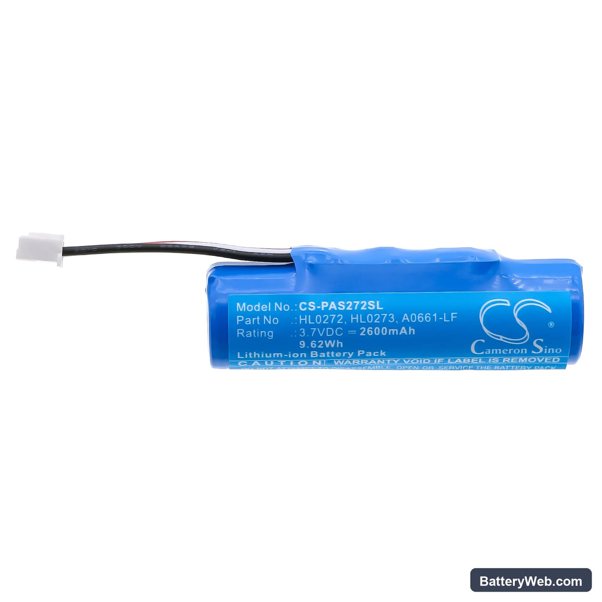 Pax S910 Replacement Battery, 3.7V, 2600mAh, Li-ion 3