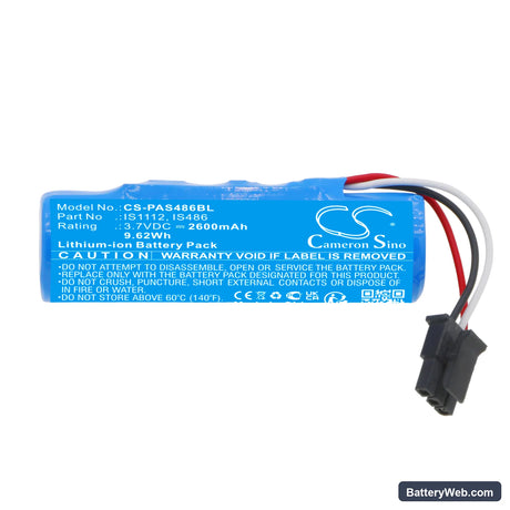 Pax S920 Replacement Battery, 3.7V, 2600mAh, Li-ion 3