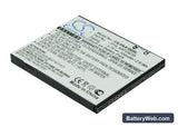 SoftBank P-10A Replacement Battery, 3.7V, 700mAh, Li-ion 1
