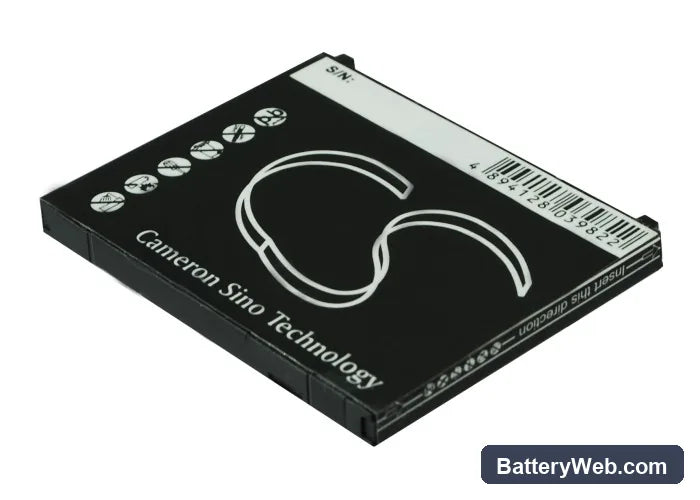 SoftBank P-10A Replacement Battery, 3.7V, 700mAh, Li-ion 2