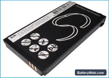 Philips Xenium X501 Replacement Battery, 3.7V, 1650mAh, Li-ion 3
