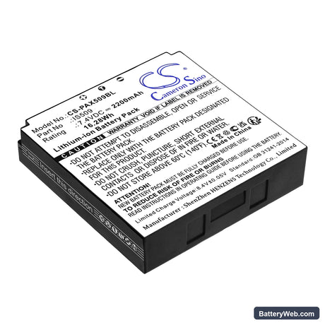 Pax S900 Replacement Battery, 7.4V, 2200mAh, Li-ion 1