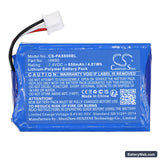 Pax Q80 Replacement Battery, 7.4V, 650mAh, Li-Polymer 3
