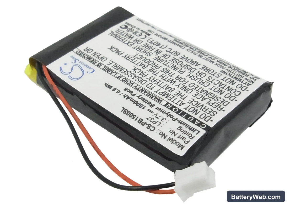 Pure Digital Pocket DAB1500 Replacement Battery, 3.7V, 1800mAh, Li-Polymer 2