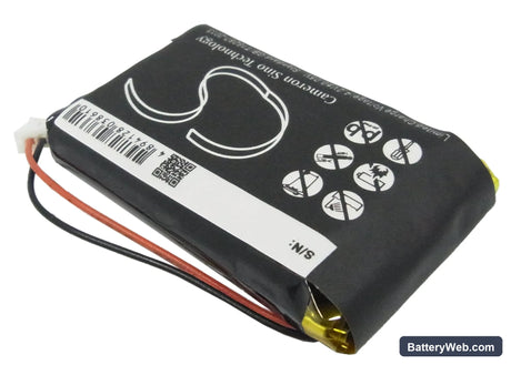 Pure Digital Pocket DAB1500 Replacement Battery, 3.7V, 1800mAh, Li-Polymer 4