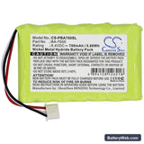 Brother P-touch Replacement Battery, 8.4V, 700mAh, Ni-MH 3
