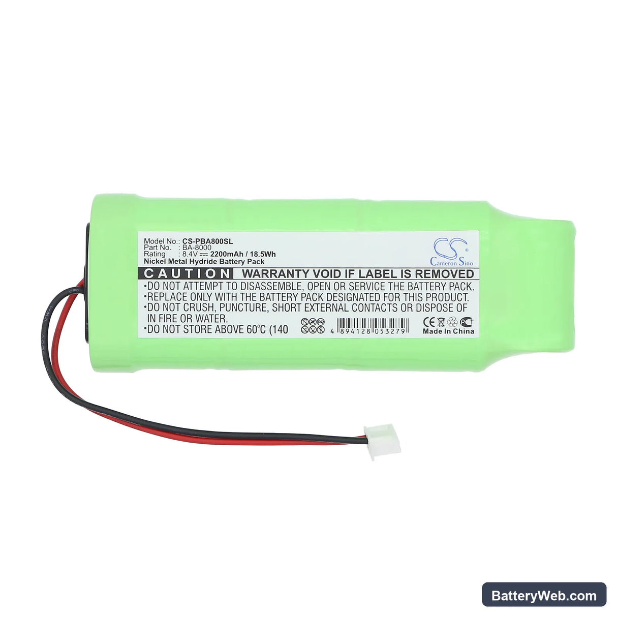 Brother PT8000 Replacement Battery, 8.4V, 2200mAh, Ni-MH 3