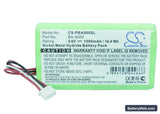 Brother PT9600 Replacement Battery, 9.6V, 1500mAh, Ni-MH 5