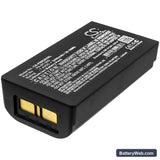 Brother RJ-2030 Replacement Battery, 7.4V, 3400mAh, Li-ion 1