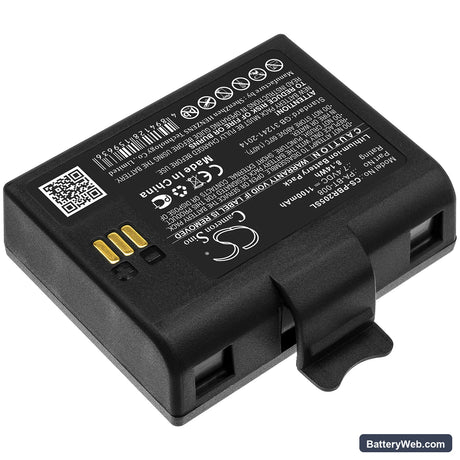 Brother RJ-2035B Replacement Battery, 7.4V, 1100mAh, Li-ion 2
