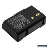 Brother RJ-3035B Replacement Battery, 7.4V, 2600mAh, Li-ion 2