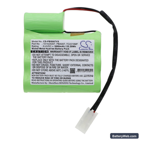 Water Tech Pool Blaster Max Replacement Battery, 8.4V, 3000mAh, Ni-MH 3