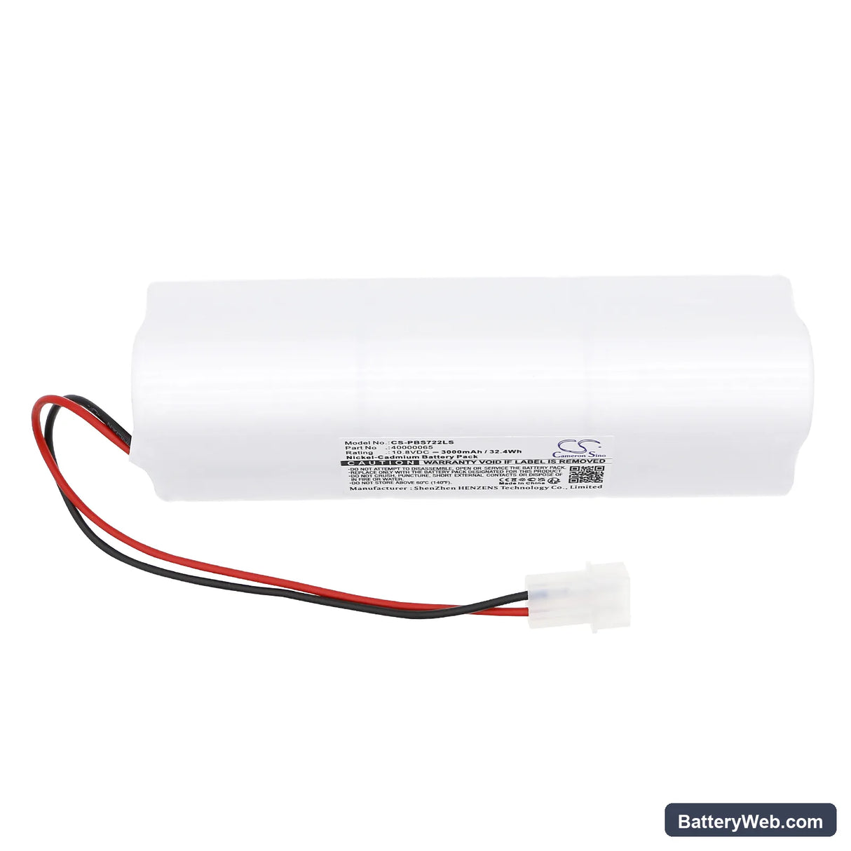 Philips Replacement Battery, 10.8V, 3000mAh, Ni-CD 3
