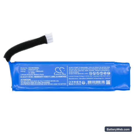Philips BT6600 Replacement Battery, 3.7V, 5800mAh, Li-Polymer 3