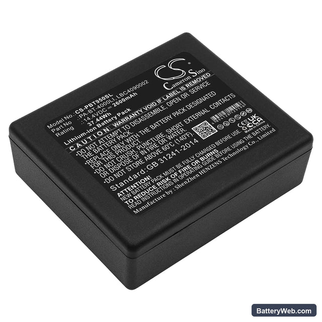 Brother TD-2120N Replacement Battery, 14.4V, 2600mAh, Li-ion 1