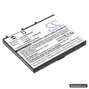 Brother MW-260 Replacement Battery, 7.4V, 1200mAh, Li-ion 1