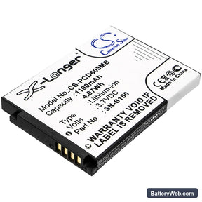 Philips SCD-603/00 Replacement Battery, 3.7V, 1100mAh, Li-ion 1