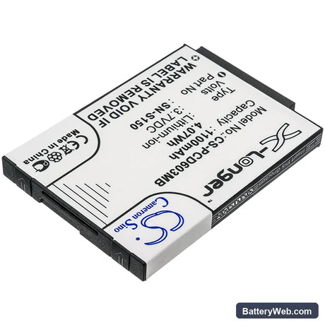 Philips SCD-603/00 Replacement Battery, 3.7V, 1100mAh, Li-ion 2