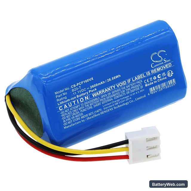 Proscenic F16 Replacement Battery, 11.1V, 2600mAh, Li-ion 1