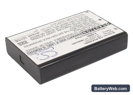 Panasonic Toughbook CF-P2 Replacement Battery, 3.7V, 1800mAh, Li-ion 2