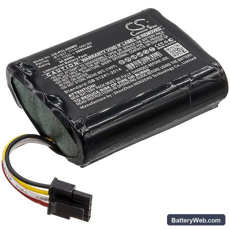 Physio-Control LifePak 20 Defibrillato Replacement Battery, 11.1V, 2600mAh, Li-ion 1